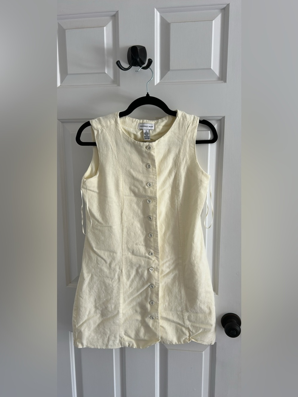Sincerely Jules Sleeveless butter yellow dress